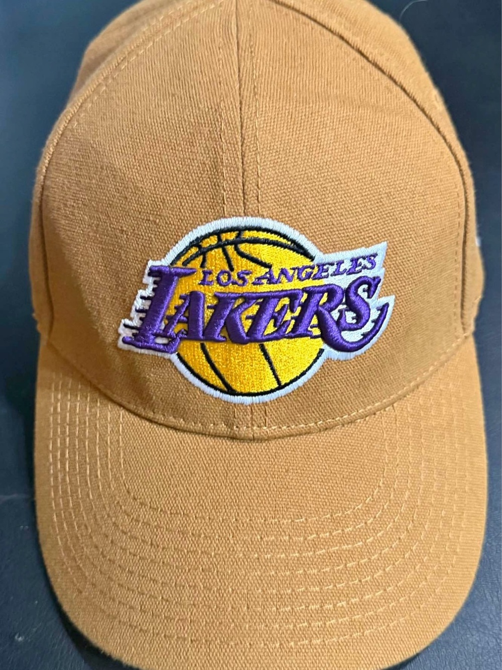Los Angeles Apparel Brown Los Angeles Lakers Patch Cap